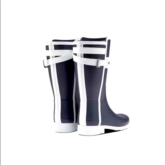 HUNTER SHORT “Slim Fit” CONTRAST RAIN BOOTS - Picture 4 of 5